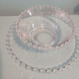 Beautiful depression glass set